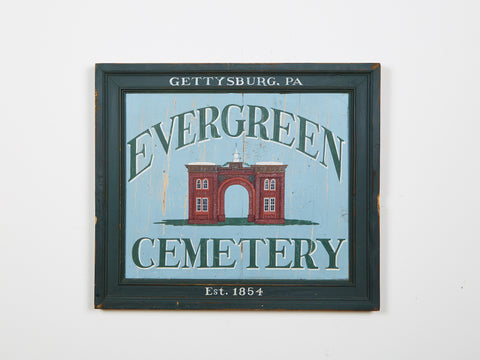 Gettysburg, Evergreen Cemetery Americana Art
