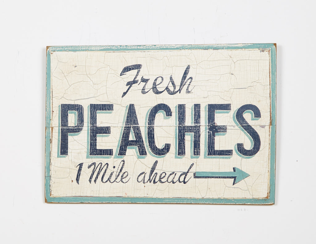 Fresh Peaches 1 Mile (White) Americana Art