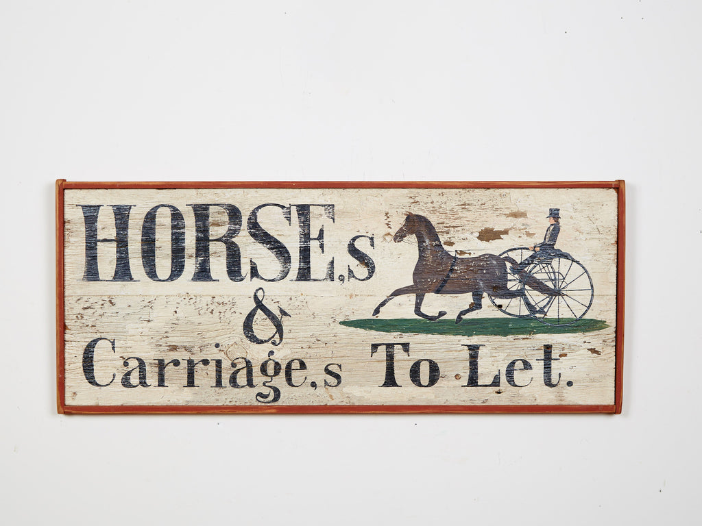Horses & Carriages to Let Americana Art
