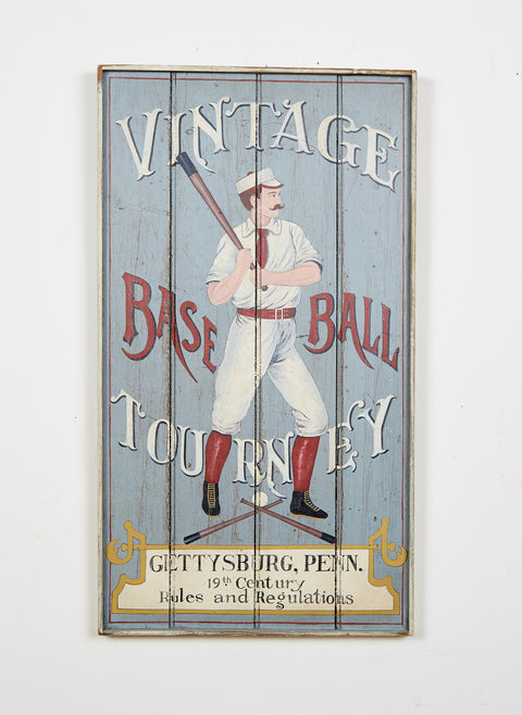 Vintage Baseball Tourney Gettysburg Americana Art