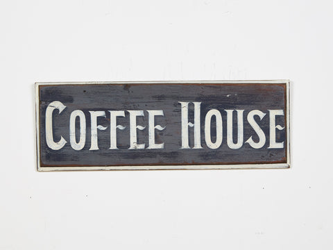 Coffee House (Gray Background) Americana Art