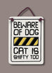 Beware of Dog Charmer Tile