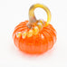 Handblown Glass Pumpkin in Bright Orange