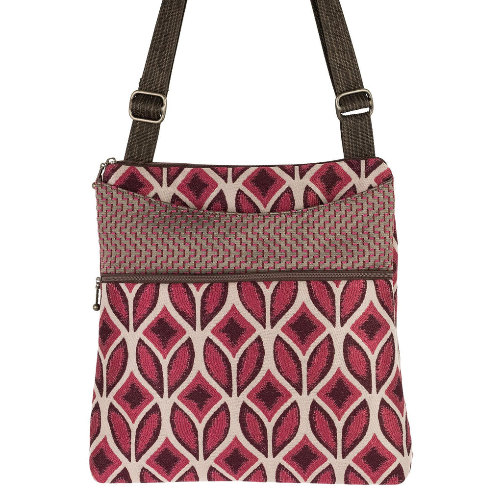 Maruca Spree Handbag in Woven Tulip Red