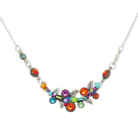 Multi Color Petite Scallop Necklace by Firefly Jewelry