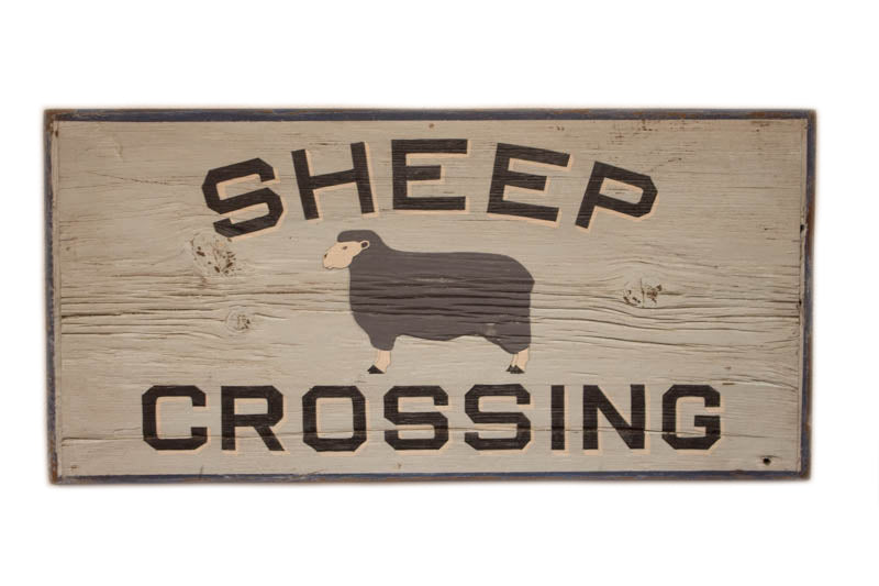 Sheep Crossing Americana Art