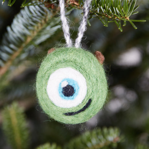 One Eyed Monster Woolie Ornament