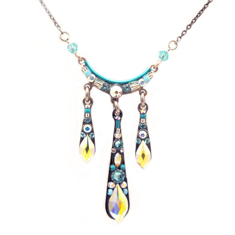Ice Small Gazelle Necklace by Firefly Jewelry