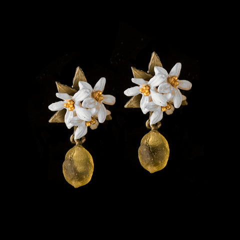 Lemon Drop Post Earrings By Michael Michaud