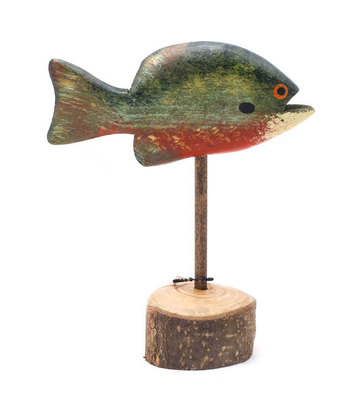 Blue Gills Small Pedestal by Chris Boone