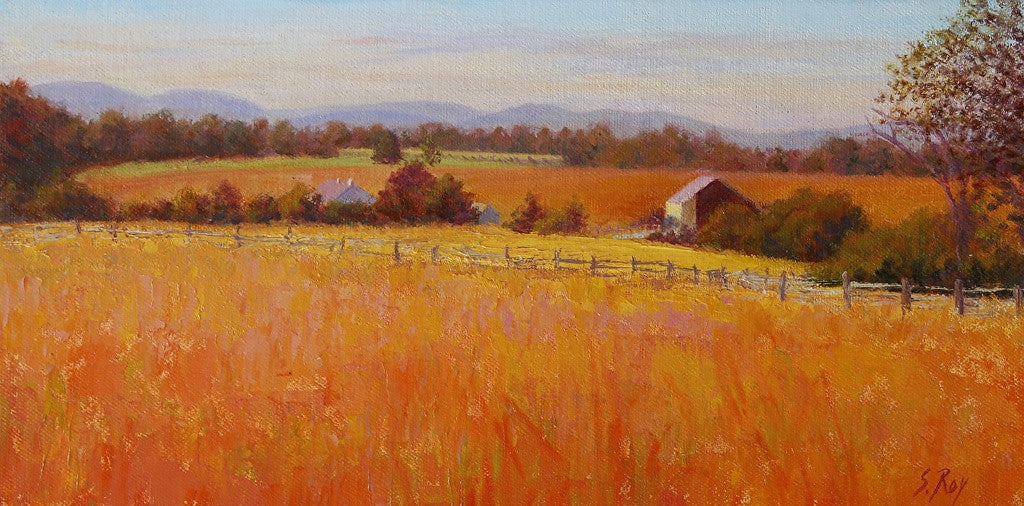 Trostle Farm, Day 2, Gettysburg by Simonne Roy