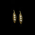 Pea Pod Petite 3 Pearl Post Earrings By Michael Michaud