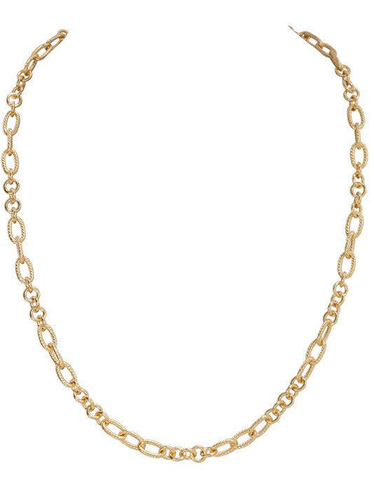 18'' Gold Link Chain by John Medeiros