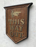 This Way Out Americana Art