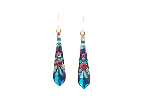 Bermuda Blue Gazelle Medium Drop Earrings by Firefly Jewelry