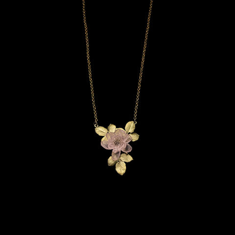 Blushing Rose 16'' Adj. Pendant By Michael Michaud