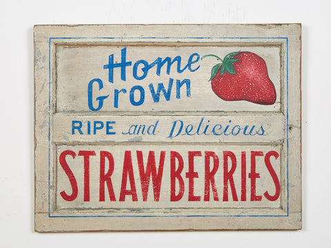 Home Grown Strawberries Americana Art