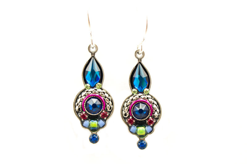 Bermuda Blue Drop Earrings by Firefly Jewelry