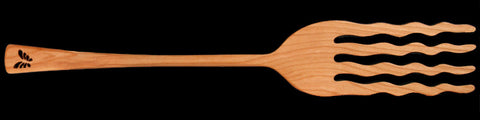 Pasta Fork with Butterfly Design
