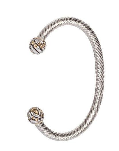 Canias Collection Medium Wire Cuff Bracelet by John Medeiros