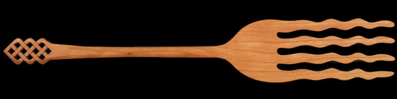 Pasta Fork with Celtic Design