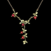 Cranberry Pendent Necklace by Michael Michaud