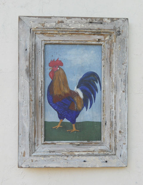Rooster Painting Americana Art