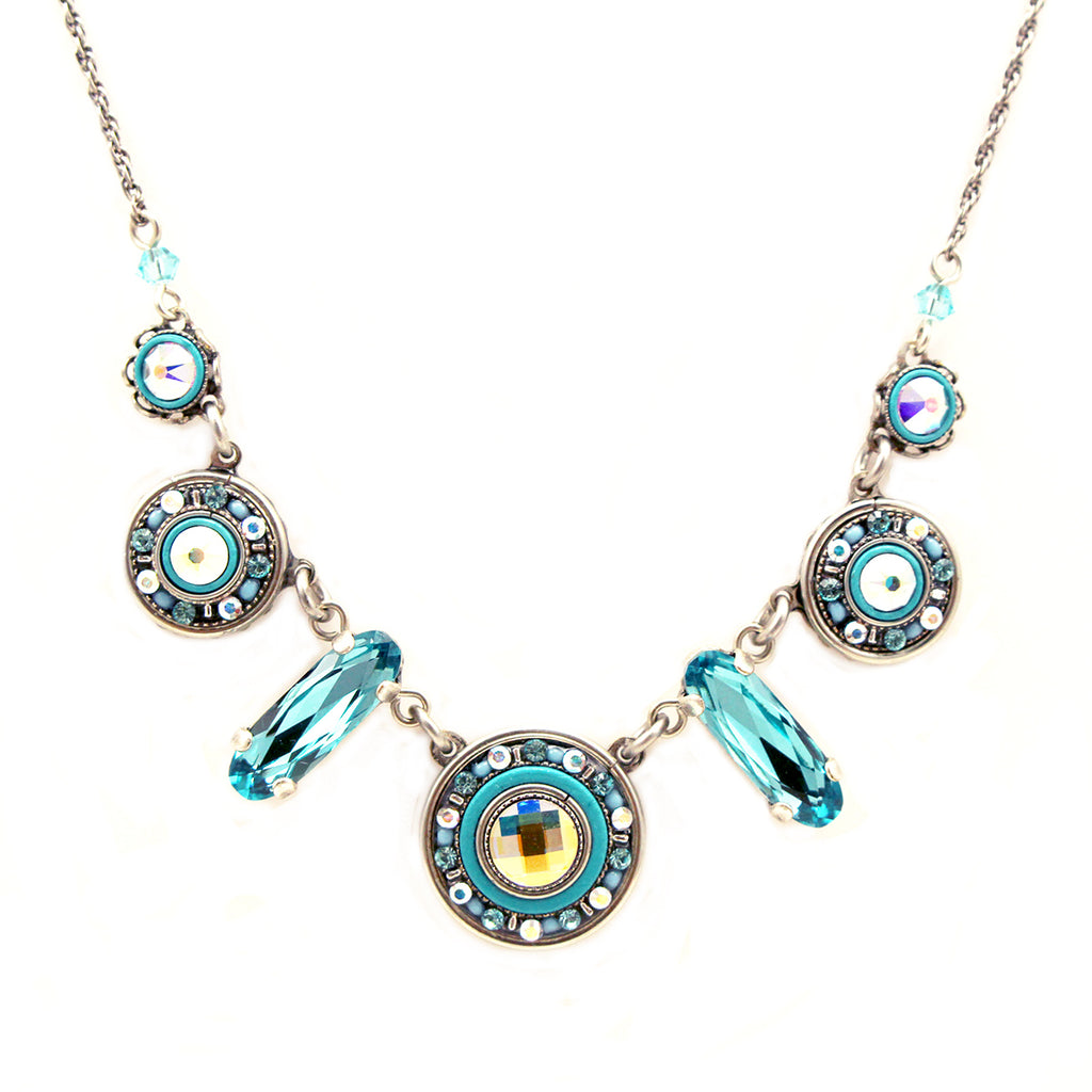 Ice La Dolce Vita Circles Necklace by Firefly Jewelry