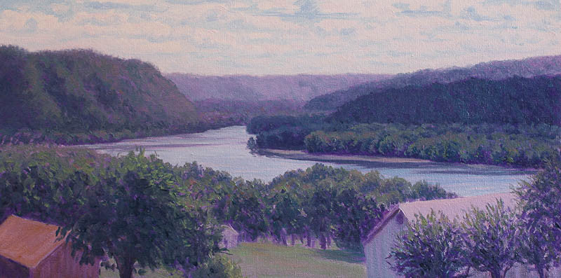 Susquehanna River Vista by Simonne Roy