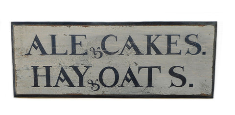Ale & Cakes Hay & Oats Americana Art