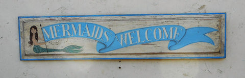 Mermaids Welcome (B) Americana Art