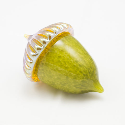 Handblown Glass Acorn in Multiple Colors