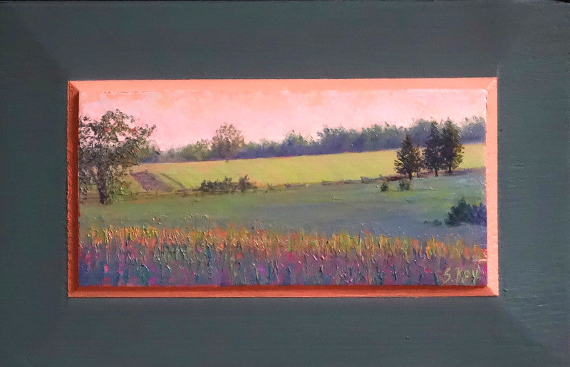 Fields on Spangler Farm, Gettysburg by Simonne Roy