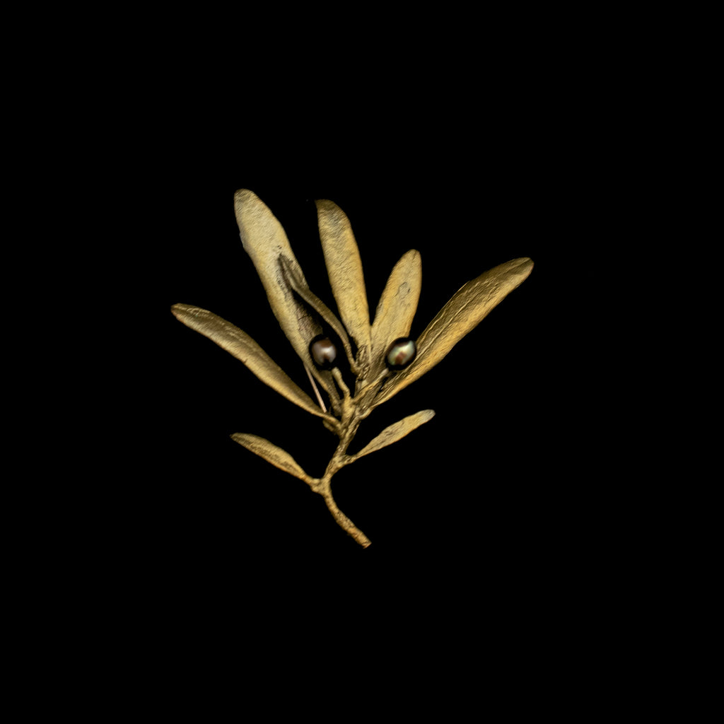 Olive Brooch By Michael Michaud