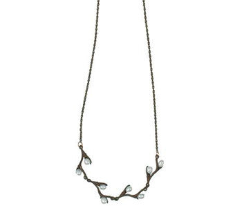Pussy Willow 16 Inch Adjustable Chain Necklace by Michael Michaud
