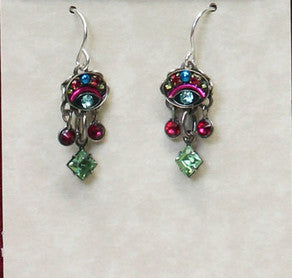 Multi Color Mini-Earrings by Firefly Jewelry