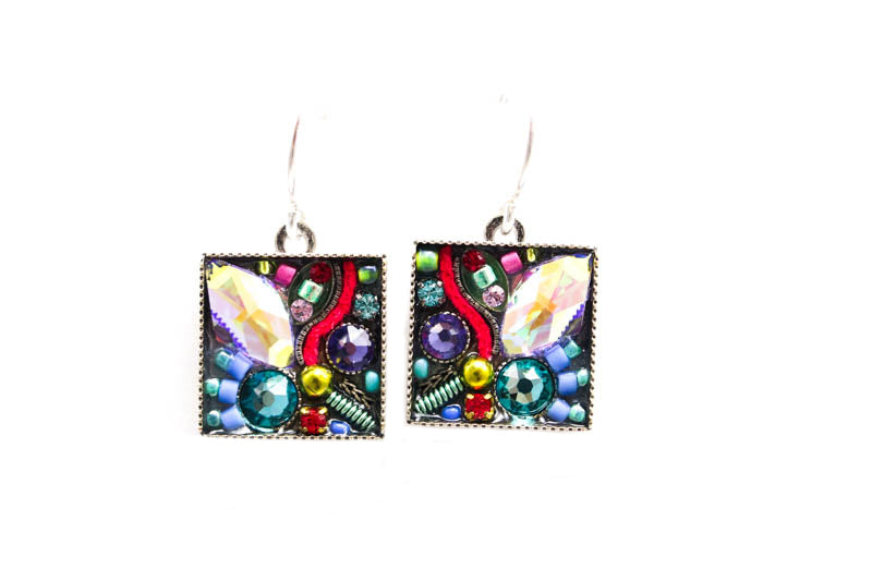 Soft Luxe Medley Square Earrings by Firefly Jewelry