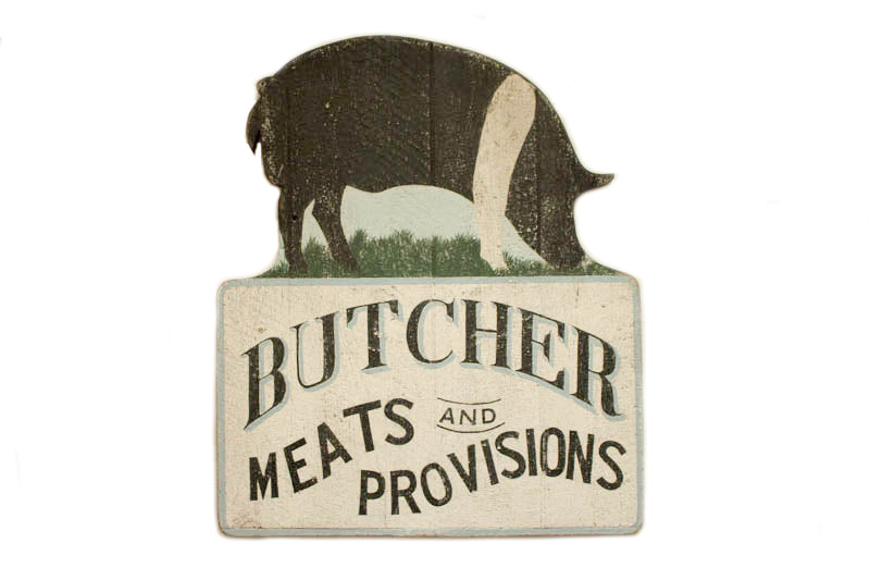 Butcher, Meats and Provisions Americana Art