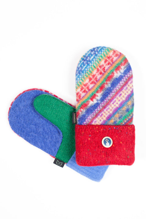 Wool Mittens in Bright