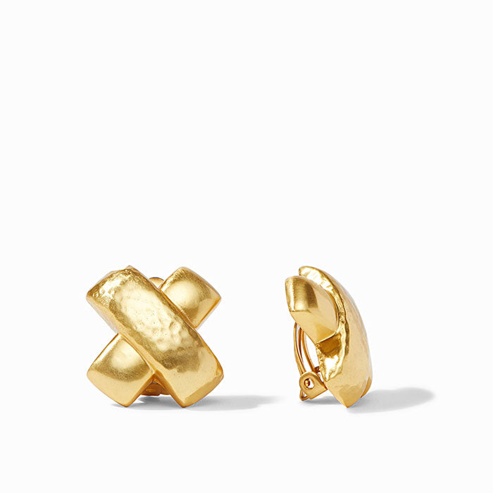 Catalina X Clip-On Gold by Julie Vos