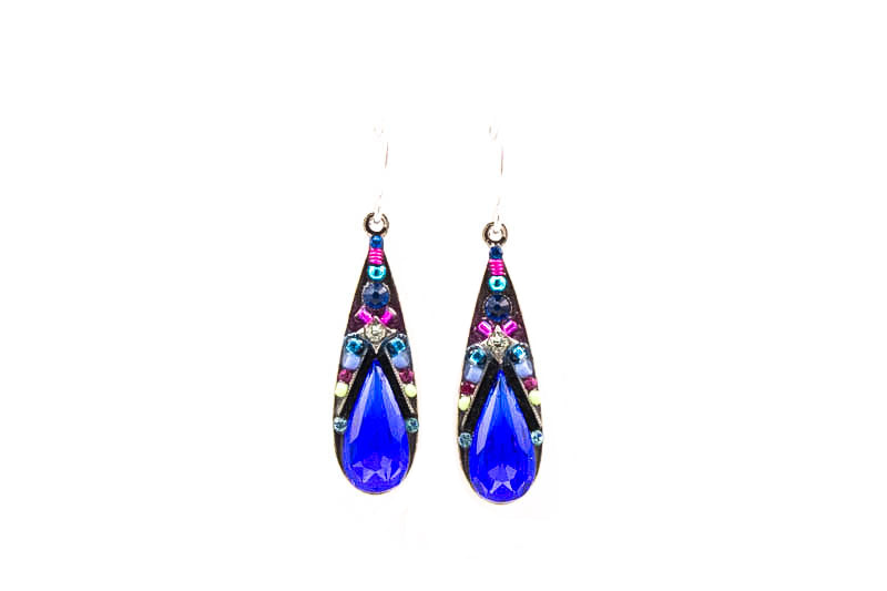 Fresh Accessories Earrings Gemma Royal Blue – Spoilt Boutique