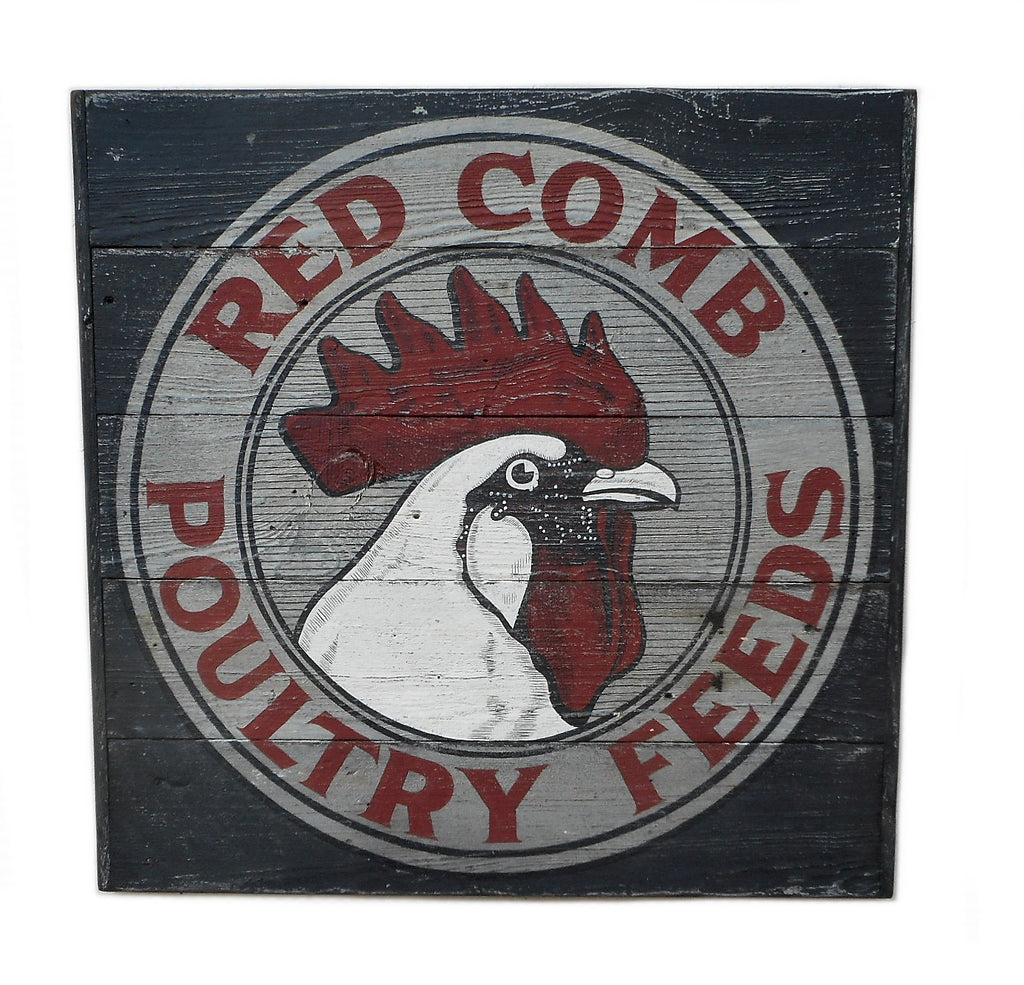 Red Comb Poultry Feed Americana Art