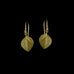 Sweet Basil Single Small Leaf Wire Earrings By Michael Michaud