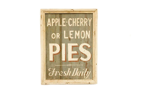 Apple, Cherry Or Lemon Pies Americana Art