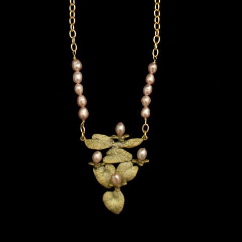 Water Lily 16'' Adj. Pendant By Michael Michaud