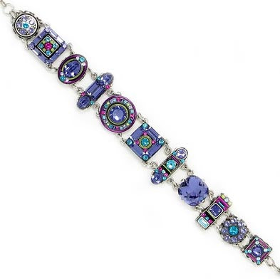 Tanzanite La Dolce Vita Crystal Bracelet by Firefly Jewelry
