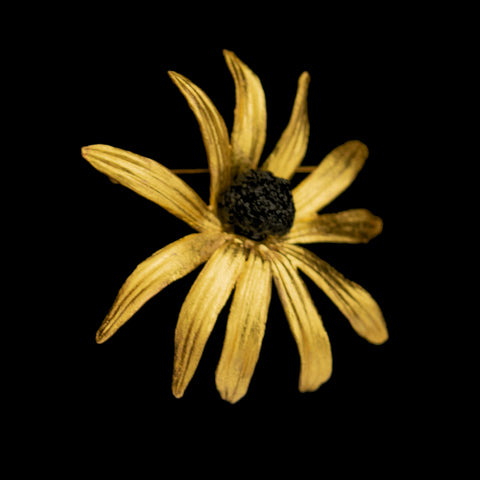 Black-Eyed Susan Statement Brooch By Michael Michaud