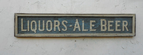 Liquors-Ale Beer Americana Art - 7x36