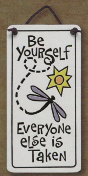 Be Yourself Charmer Ceramic Tile