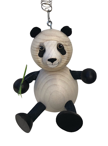 Panda Bear Handcrafted Wooden Jumpie